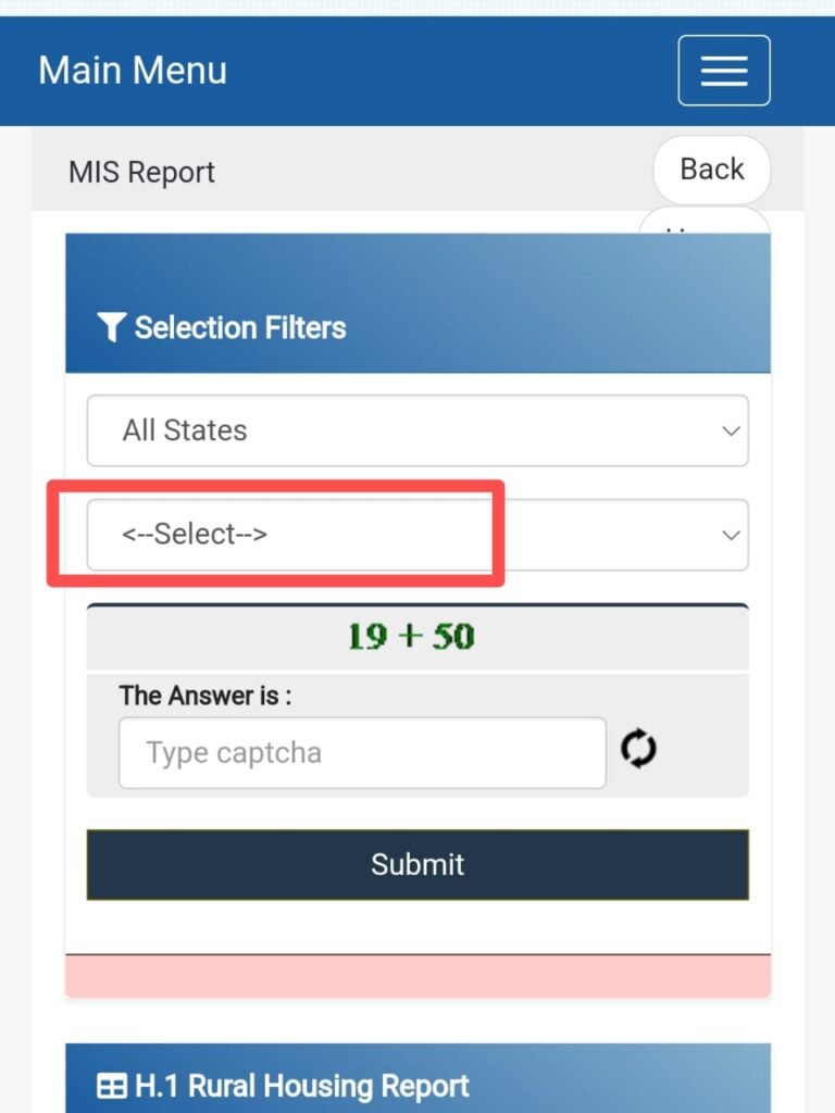 Step 5: PMAY Permanent Waiting List Download 